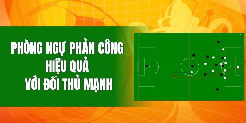 Sử dụng phòng ngự phản công với các đối thủ mạnh sẽ rất hiệu quả